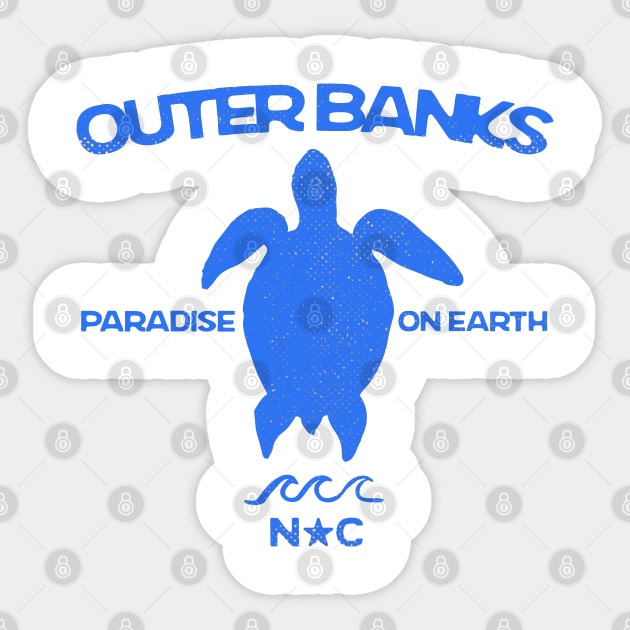 Outer Banks, Paradise On Earth, NC Sticker by HamzaNabil